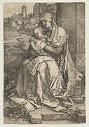 Virgin and Child Seated by the Wall