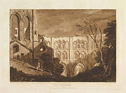 Rivaux Abbey, Yorkshire (Liber Studiorum, part X, plate 51)