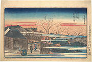 Shin-Yoshiwara, asazukura no zu|東都名所　新吉原朝桜之図|Morning Cherry Blossoms at Shin-Yoshiwara