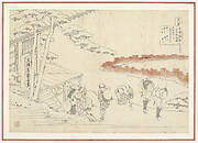 Preparatory drawing for a print in the sereis Hyakunin isshu uba ge etoki: Koshikibu no Naishi