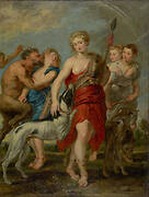 Diana and Her Nymphs on the Hunt