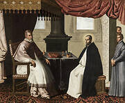 Saint Bruno of Cologne visits Pope Urban II