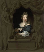 Portrait of Eva Visscher, Wife of Michiel van Musscher