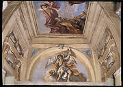 Casino Aurora. Ground floor. Guercino's 'Aurora', with lunette of "Day"