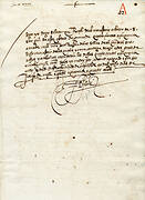 Receipt Belonging to Diego de Siloé