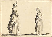 Two Women in Profile