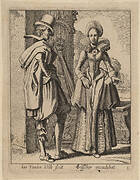 Two Figures in Costume