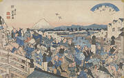 Eight Views of Edo City - Misty Weather at Edo Nihombashi