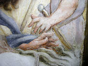 St. Paul's hands. A detail of the intrados inner band of the Del Bono Chapel