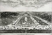 Vue et perspective du jardin de Vaux le Vicomte