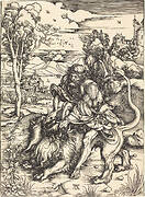 Samson Fighting with the Lion