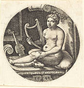 Woman with a Harp