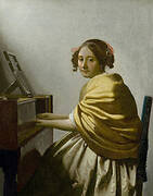 Young Woman Seated at a Virginal