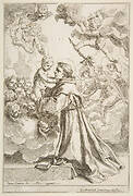 Saint Anthony of Padua adoring the Christ Child in Glory