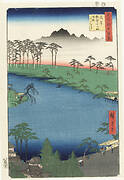 One Hundred Famous Views of Edo “Kumano Junisha Shrine （Popularly Known as “Juniso”）”