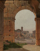 The Roman Forum seen from the Colosseum