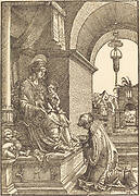 Suppliant Kneeling before the Virgin and Child