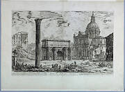 Arch of Septimius Severus from "Vedute di Roma"