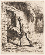 Peasant with a Wheelbarrow (Le Paysan Rentrant du Fermier)