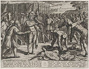 Plate 7: German Envoys Visit Civilis, from The War of the Romans Against the Batavians (Romanorvm et Batavorvm societas)