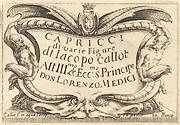 Title Page for "The Capricci"