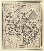 The Virgin and Child with the Chirst Child blessing the young John the Baptist