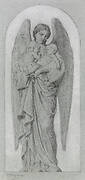 Angel Holding Two Infants