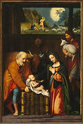 Adoration of the Christ Child and Annunciation to the Shepherds