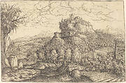 Landscape with a Castle in the Center