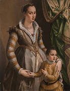 Portrait of a Noblewoman with her Son