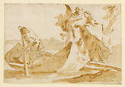 Flight into Egypt (recto); Various Studies (verso)