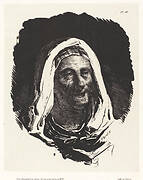 Head of an Old Woman (Tête de vielle dame)