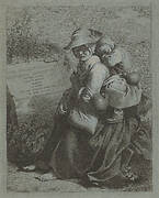 Seated Peasant Woman with Sleeping Child