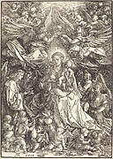 The Virgin Surrounded by Many Angels