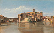 The Island and Bridge of San Bartolomeo, Rome