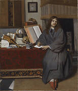 Portrait of the Pharmacist Dr. Ysbrand Ysbrandz. (1634/35–1705) in an interior