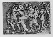 Bacchus Carried by Two Satyrs