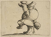 Le Buveur Vu de Dos (The Drinker Seen from Behind), from Varie Figure Gobbi, suite appelée aussi Les Bossus, Les Pygmées, Les Nains Grotesques (Various Hunchbacked Figures, The Hunchbacks, The Pygmes, The Grotesque Dwarfs)