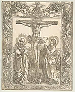 Christ on the Cross between the Virgin and Saint John