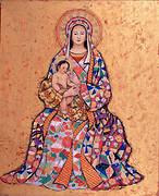 Study for "Maria", Wall Painting in Tamatsukuri Cathedral, Osaka