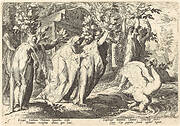 Phaeton's Sisters Changed into Poplars, Cygnus into a Swan