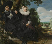 Portrait of a Couple, Probably Isaac Abrahamsz Massa and Beatrix van der Laen