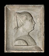 profile bust of Bianca Maria Visconti