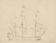 A Three Mast Warship