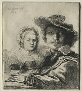 Rembrandt and his Wife Saskia