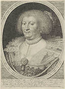 Portret van Sophia Hedwig van Brunswijk-Wolfenbüttel