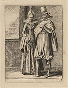 Two Figures in Costume