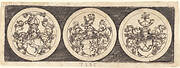 Three Medals with Coats of Arms