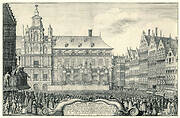 Afkondiging van de Vrede van Munster te Antwerpen, 1648