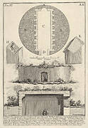 Plan of a tomb on the Appian Way in Vigna Buonamici (Pianta di un sepolcro sull'antica Via Appia nella Vigna Buonamici), from the series 'Le Antichità Romane'